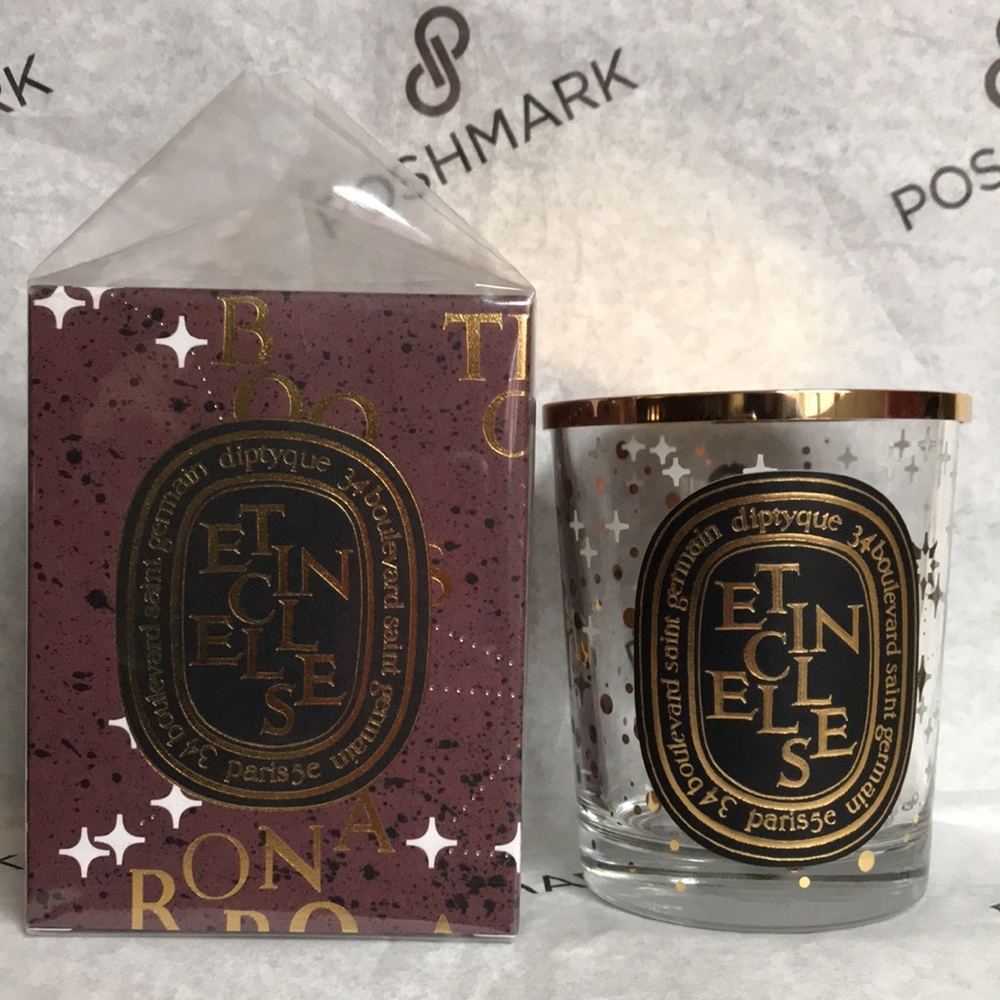 Diptyque Etincelles Empty Full Size Candle Jar with lid 190g